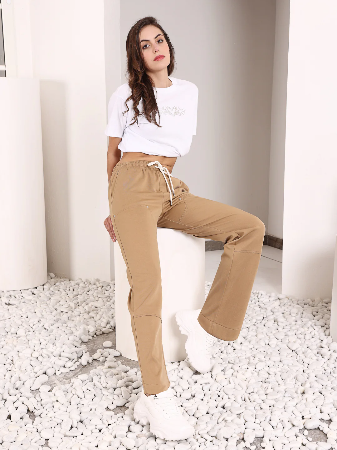 Camel brown rivet straight tracks. - Image 5