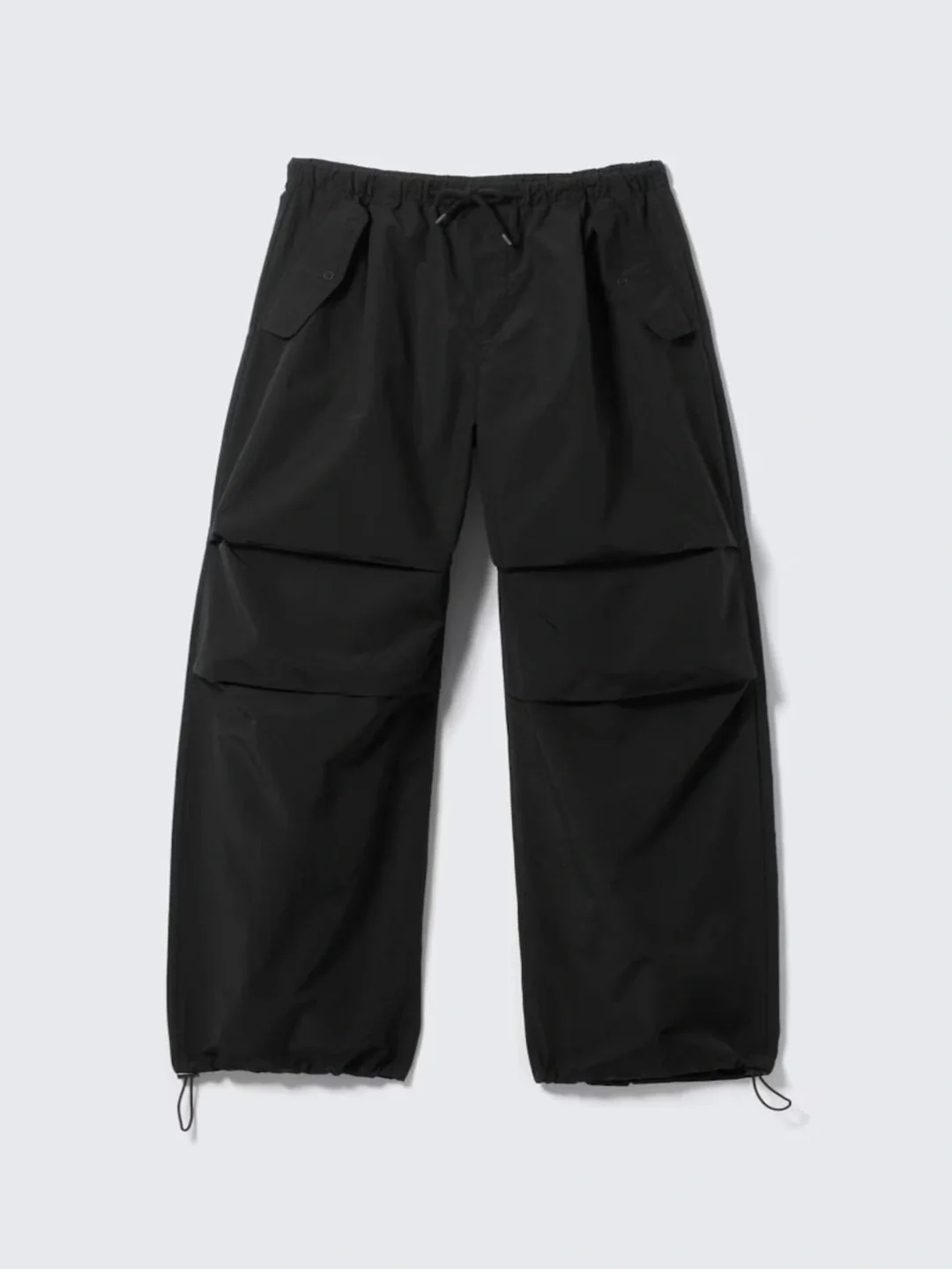 Loose Pleated Parachute Pants - Image 10