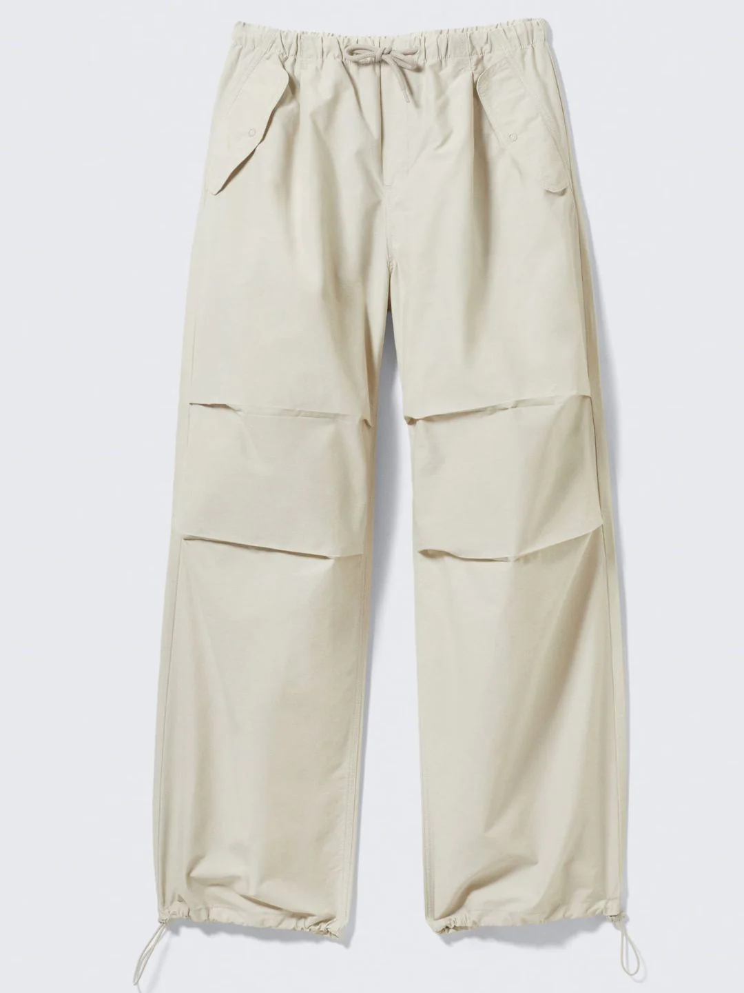 Loose Pleated Parachute Pants - Image 4