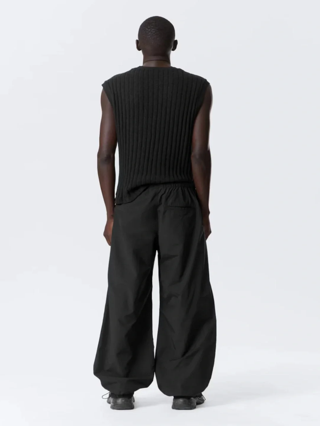 Loose Pleated Parachute Pants - Image 7