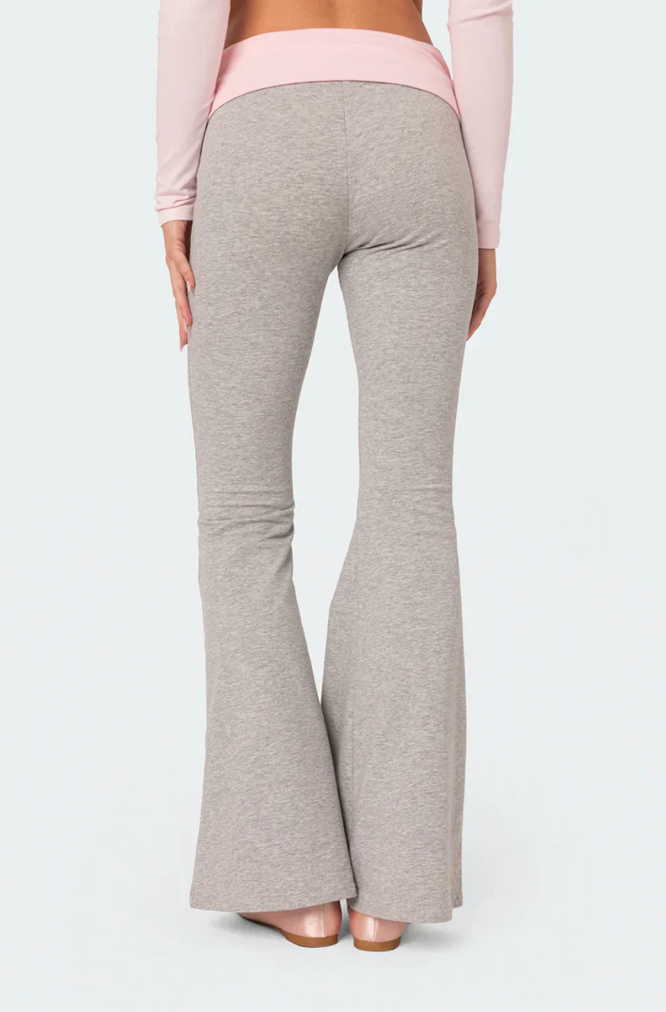 Molly Contrast Flared Leggings - Image 3