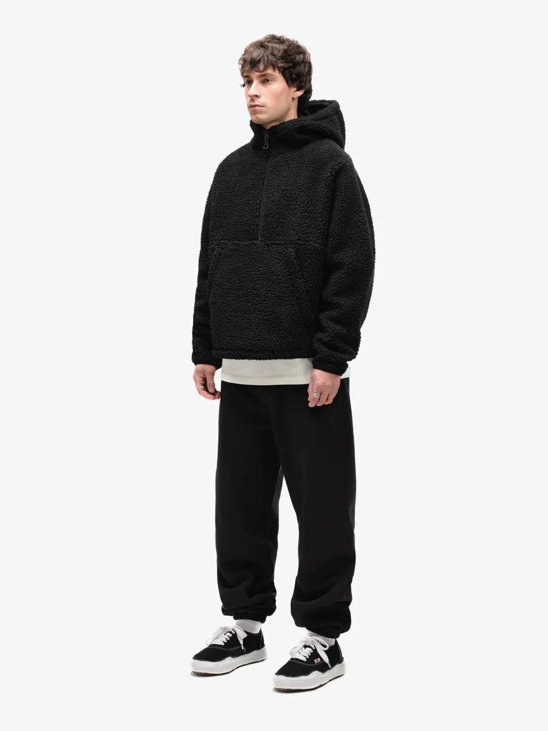 Polar Fleece Half-Zip Hoodie - Image 4