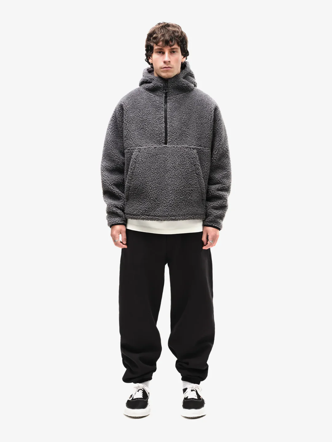 Polar Fleece Half-Zip Hoodie - Image 5