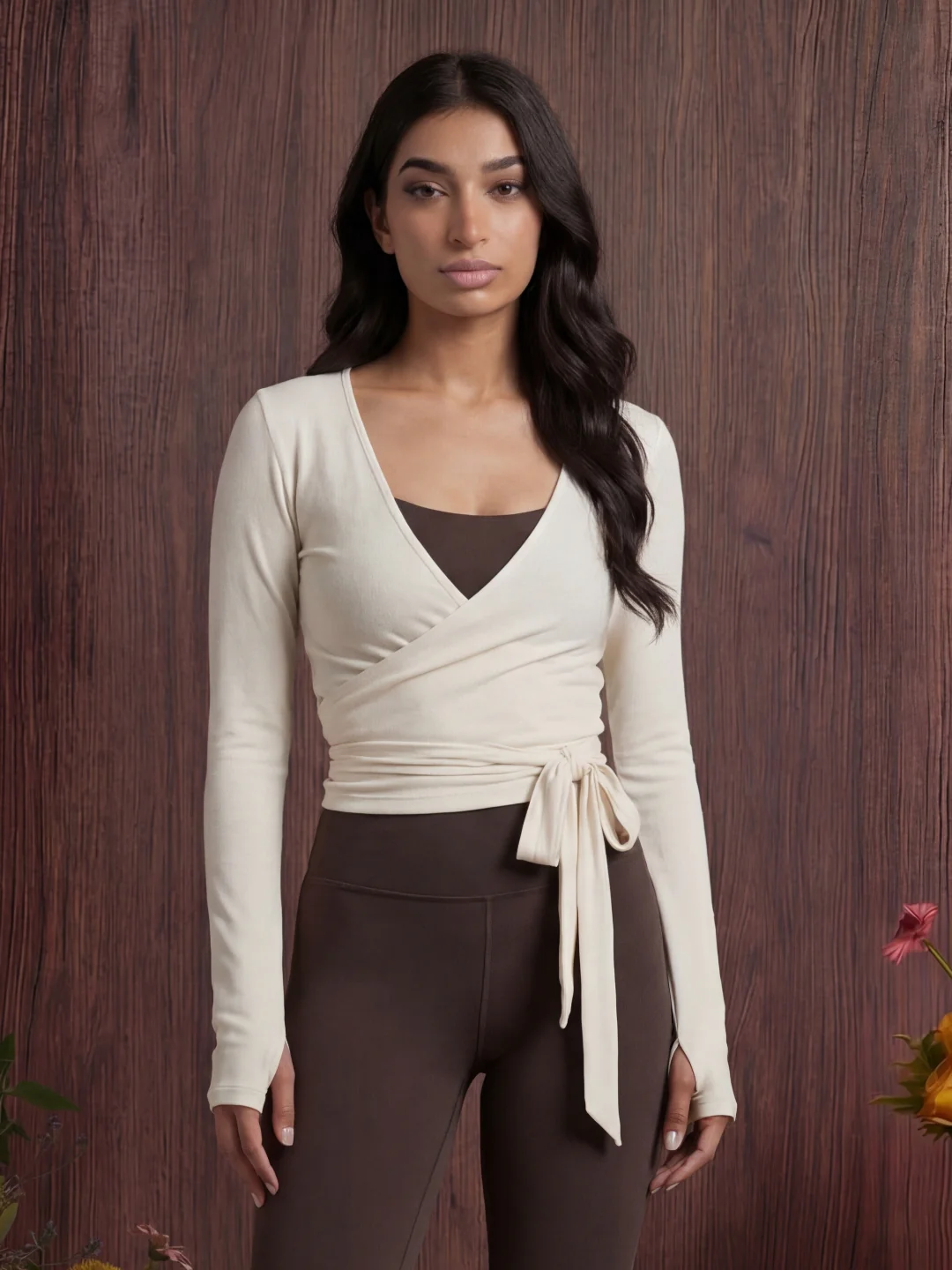 Soft Ballet Wrap Top - Image 4