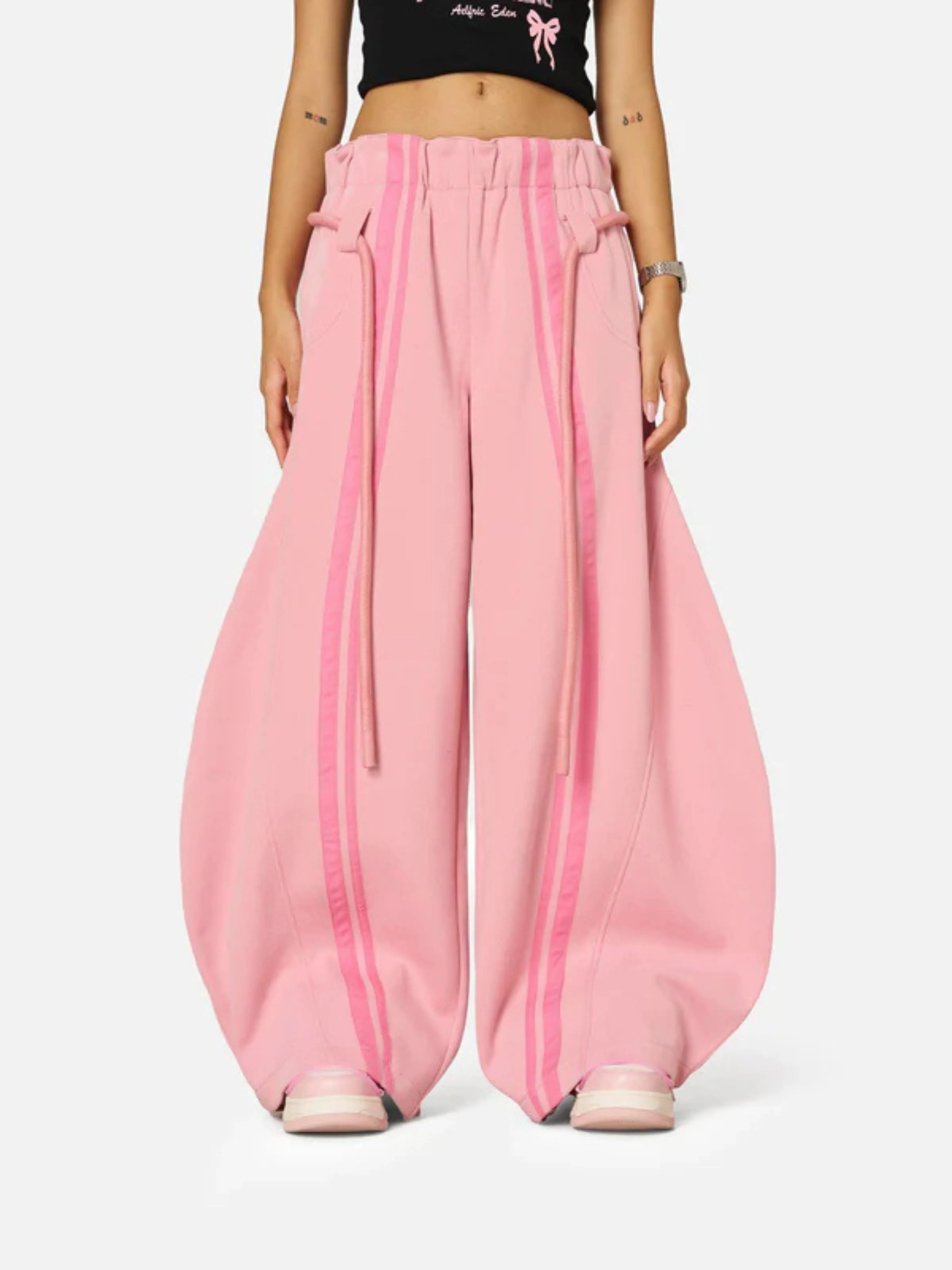 Stripe Baggy Barrel Sweatpants - Image 5