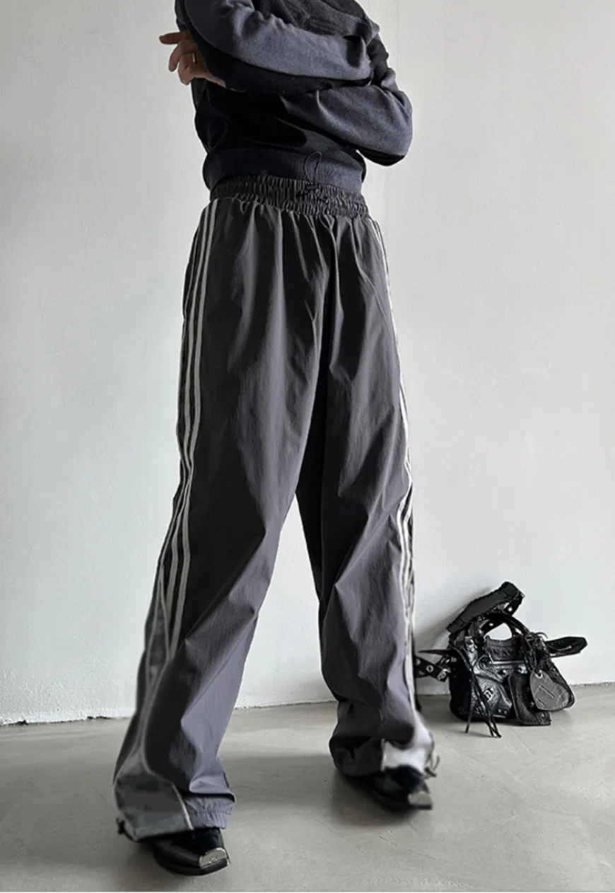 Striped Parachute Pants - Image 9