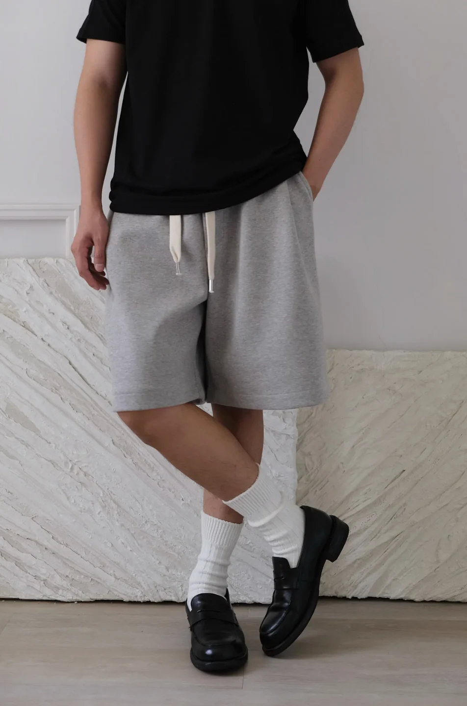 Sweat Shorts With Cotton Belt - Image 4