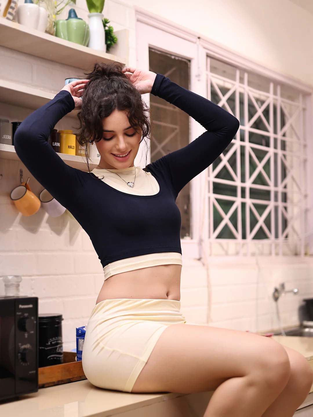 Twinnie Layered Long Sleeve Top - Image 6