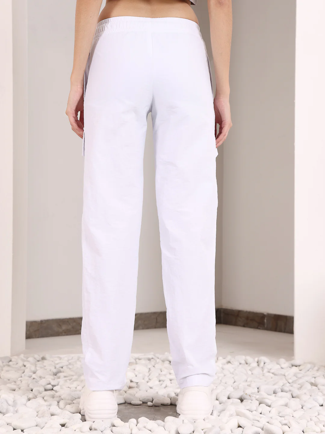 WHITE RIPSTOP FRONT POCKET CARGOS - Image 3